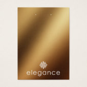 ロゴ金ゴールドイヤリングホルダー表示カードの追加 (正面)