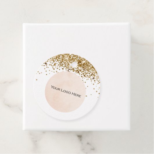 ロゴ金ゴールドグリッター価格ラベル フェイバータグ (インサイチュ)