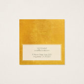 ロゴ金ゴールドフェイクMetallic Earring Display Cardの追加 (裏面)