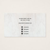 ロゴ風化されたホワイトウッドブレスレットディスプレイを追加 (裏面)