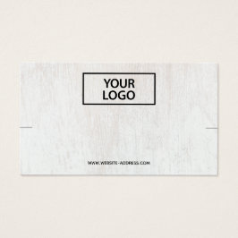 ロゴ風化されたホワイトウッドブレスレットディスプレイを追加