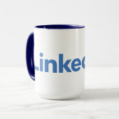 ロゴ高品質マグでリンク マグカップ (正面左)