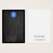 ロゴ黒のイヤリング素朴ディスプレイカードの追加 (正面&裏面)