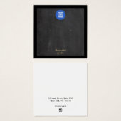 ロゴ黒のイヤリング素朴ディスプレイカードの追加 (正面&裏面)