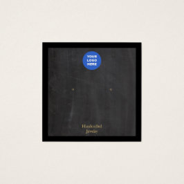 ロゴ黒のイヤリング素朴ディスプレイカードの追加