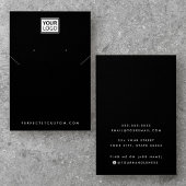 ロゴ黒のネックレスイヤリングディスプレイカードの追加