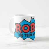 ロゴ10代の疑問に思の コーヒーマグカップ (正面左)