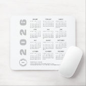 ロゴ2022カレンダー会社クライアントのプロモーションギフト マウスパッド (マウス)