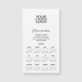 ロゴ2024カレンダー会社プロモーションの追加 (正面)