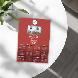 ロゴ2026カレンダー会社の写真の追加