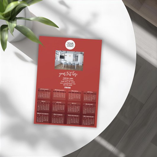 ロゴ2026カレンダー会社の写真の追加