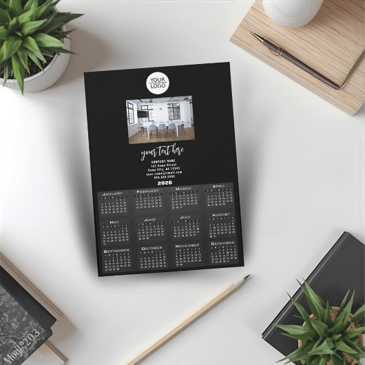 ロゴ2026カレンダー会社の写真の追加