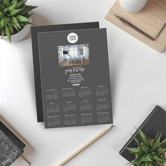 ロゴ2026カレンダー会社の写真の追加