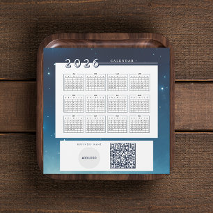 ロゴ2026カレンダーQRコード磁気カードの追加