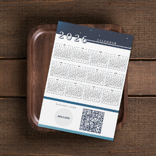 ロゴ2026カレンダーQRコード磁気カードの追加