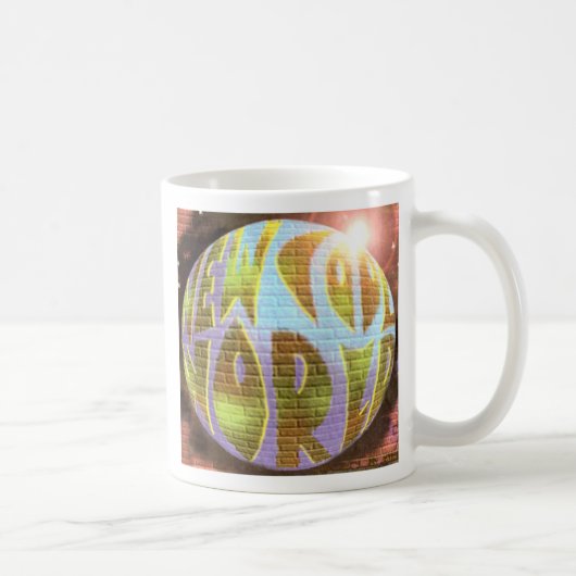 ロゴ2.2x2.2のためのNEWNCWの惑星 コーヒーマグカップ (右)