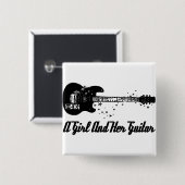 ロゴ2" Pinかボタン 缶バッジ (正面&裏面)