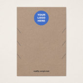 ロゴ3ネックレスクラフトディスプレイカードの追加 (正面)