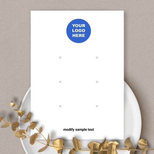 ロゴ3マルチイヤリングディスプレイカードの追加