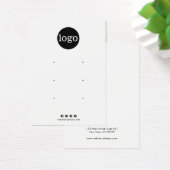 ロゴ3穴イヤリングディスプレイカードの追加 (デスク)