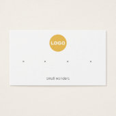 ロゴ4スタッドイヤリングホール表示カードの追加 (正面)