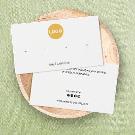 ロゴ4スタッドイヤリングホール表示カードの追加