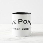 ロゴ5ポイントのロゴの州刑務所の マグカップ (中央)