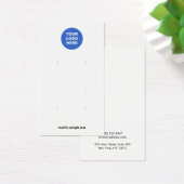 ロゴ8スタッドイヤリングホール表示カードの追加 (デスク)