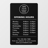 ロゴ ここ ストア アワーズ 法人 ビジネス カンパニー ウィンドウサイン (シート)