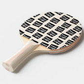 ロゴ/その他のアップロードされた画像 | ランダム配置 卓球ラケット (正面アングル)