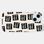 ロゴ/その他のアップロードされた画像 | ランダム配置 Case-Mate iPhoneケース (裏面 (横))