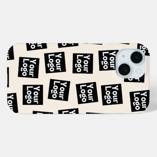 ロゴ/その他のアップロードされた画像 | ランダム配置 Case-Mate iPhoneケース (裏面 (横))