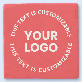ロゴ/アップロードされた画像および循環文字 | レッド ストーンコースター