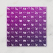 ロゴ | アップロードされた画像またはビジネスロゴ×2 スクエア名刺 (正面)