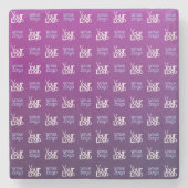 ロゴ | アップロードされた画像またはビジネスロゴ×2 ストーンコースター (正面)