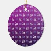 ロゴ | アップロードされた画像またはビジネスロゴ×2 セラミックオーナメント (左)