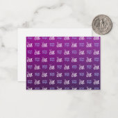 ロゴ | アップロードされた画像またはビジネスロゴ×2 ノートカード (正面/裏面インサイチュ)