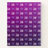 ロゴ | アップロードされた画像またはビジネスロゴ×2 ノートブック (裏面)