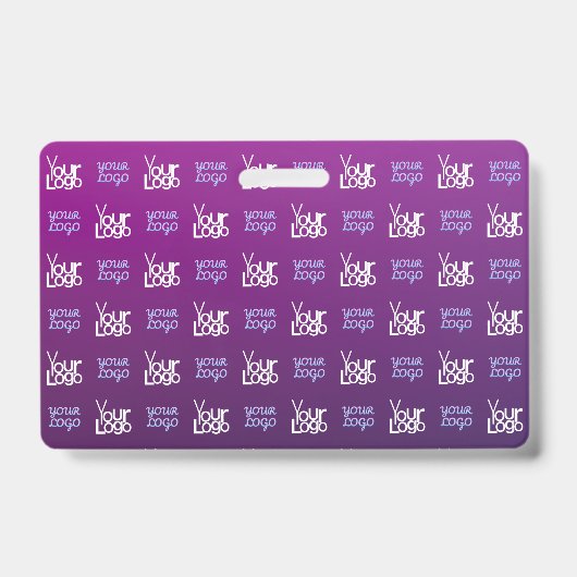 ロゴ | アップロードされた画像またはビジネスロゴ×2 バッジ (正面)