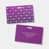 ロゴ | アップロードされた画像またはビジネスロゴ×2 バッジ (正面＆裏面)