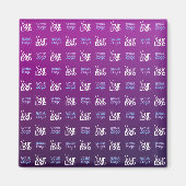 ロゴ | アップロードされた画像またはビジネスロゴ×2 マグネット (正面)