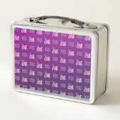 ロゴ | アップロードされた画像またはビジネスロゴ×2 メタルランチボックス (裏面)