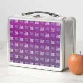 ロゴ | アップロードされた画像またはビジネスロゴ×2 メタルランチボックス (インサイチュ)