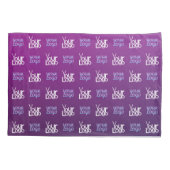 ロゴ | アップロードされた画像またはビジネスロゴ×2 枕カバー (裏面)