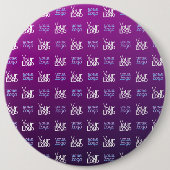 ロゴ | アップロードされた画像またはビジネスロゴ×2 缶バッジ (正面)