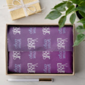 ロゴ | アップロードされた画像またはビジネスロゴ×2 薄葉紙 (ギフト)