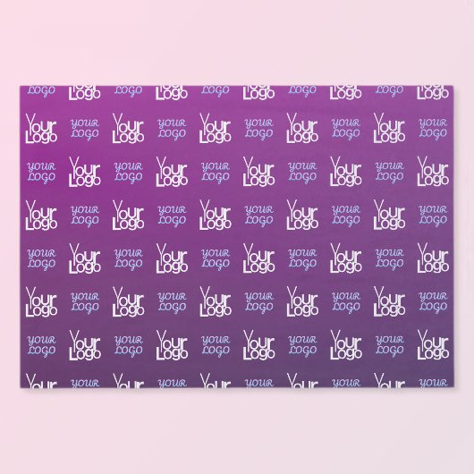 ロゴ | アップロードされた画像またはビジネスロゴ×2 薄葉紙