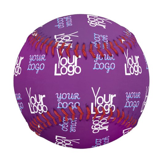 ロゴ | アップロードされた画像またはビジネスロゴ×2 野球ボール (正面)