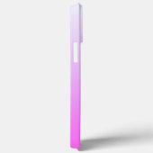 ロゴ/アート/写真、QRコード、名前、グラデーション赤紫 Case-Mate iPhoneケース (裏面 / 右)