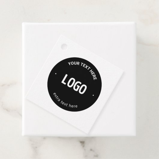 ロゴ、イメージまたはデザインと編集可能文字 フェイバータグ (インサイチュ)